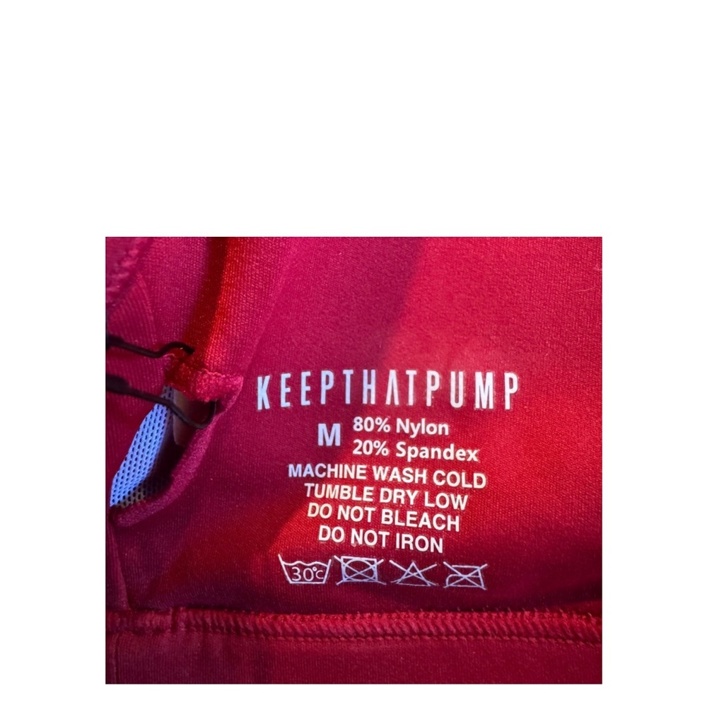 Keep That Pump (KTP) Define Sports Bra - Dark Red. Size Medium. NWT - Picture 6 of 7